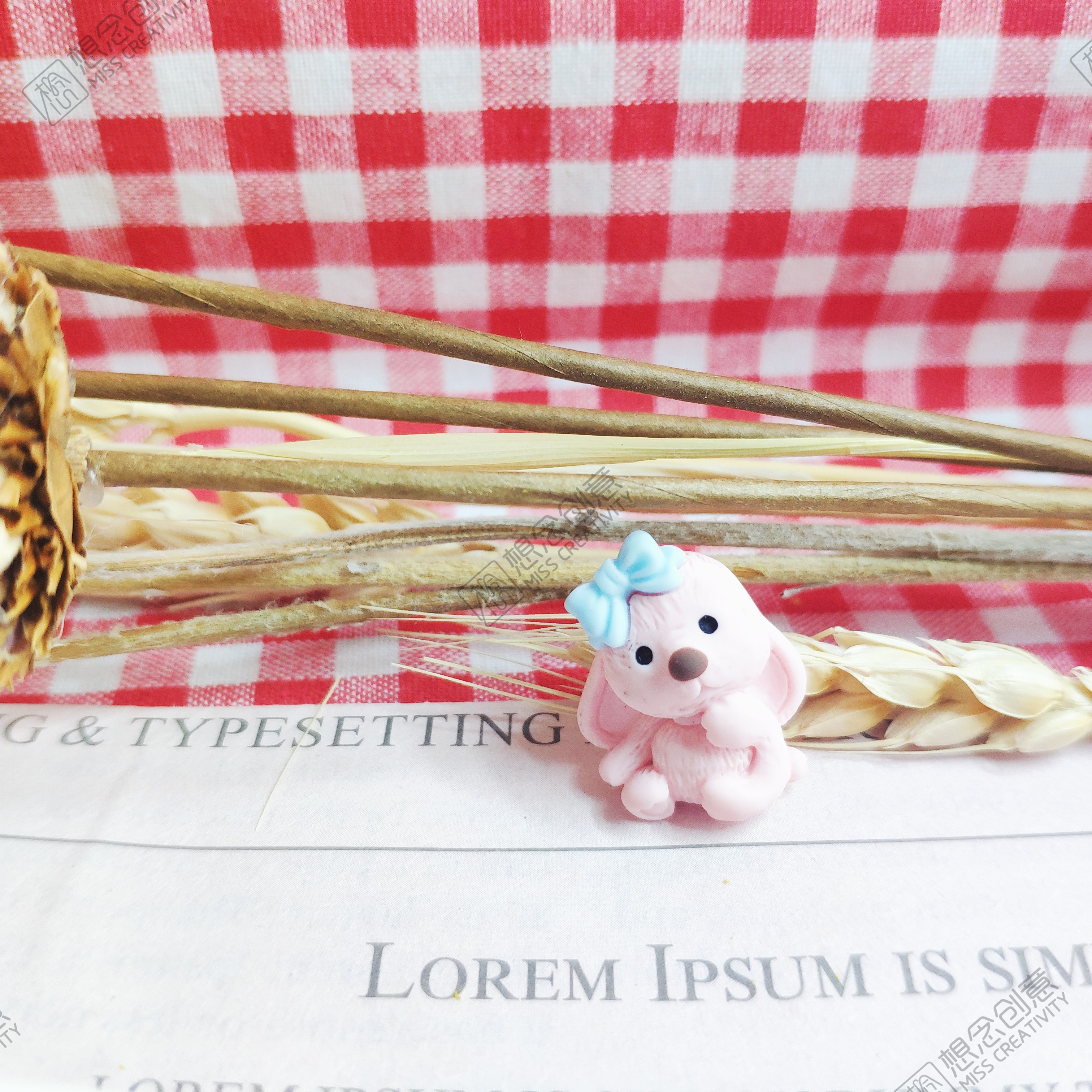 想念创意DIY手工树脂配件帕克西新材质爆款少女字母牌牌笔配件批发diy头饰发绳夹子饰品配件厂家批发af915详情图2