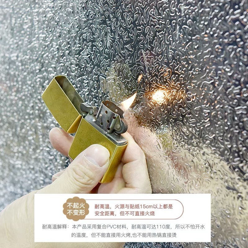 【 Yuming 】 Kitchen Oil-proof stickers, aluminum foil stickers, high-temperature resistant thickened waterproof stickers, self-adhesive wall stickers, cabinet, stove and tabletop renovation stickers A1-5 detail image 2