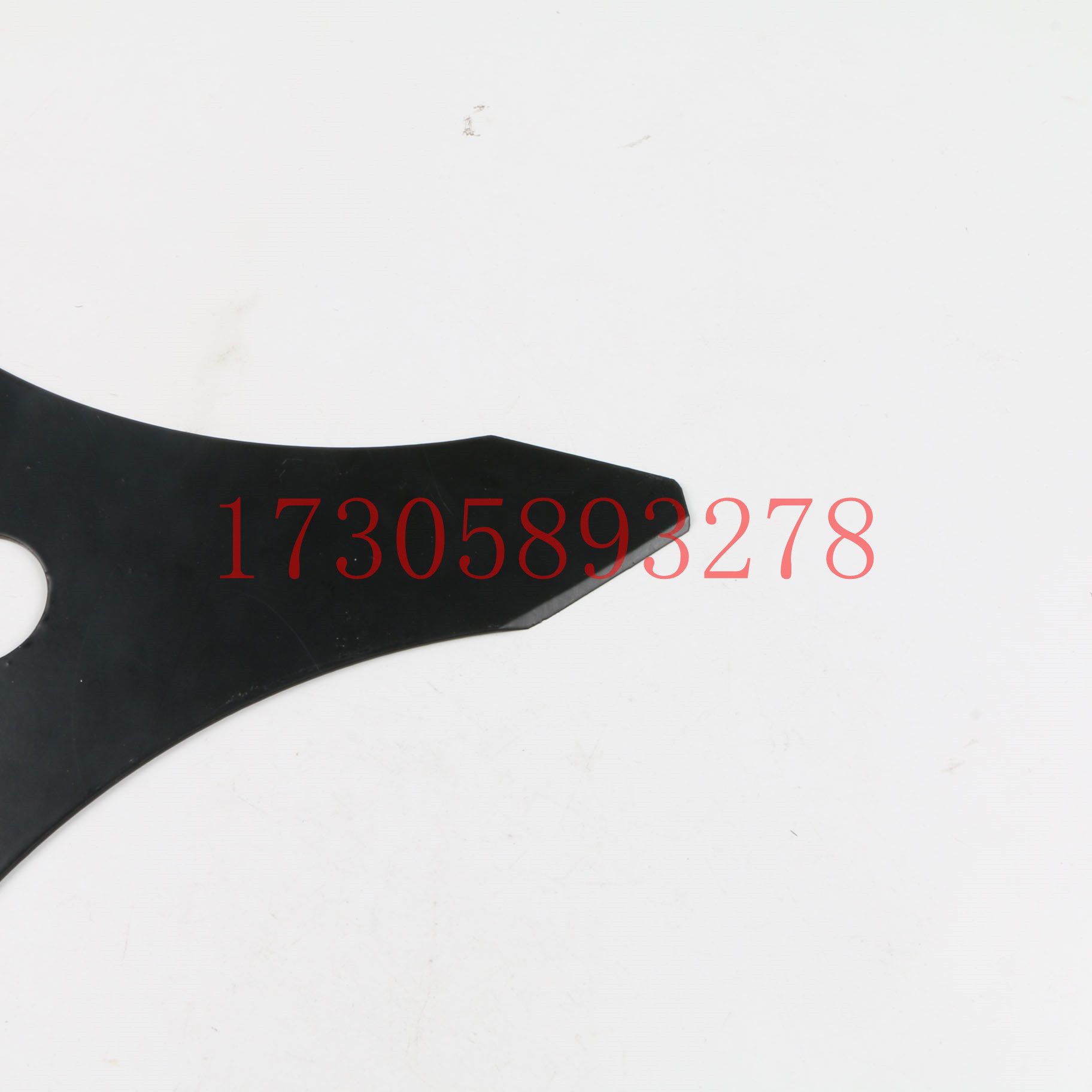 DP-06 lawn mower accessories: Triangular pointed blade, 3T black blade (thick), garden/hardware accessories Specification image