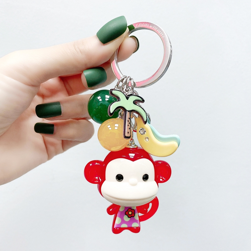 Acrylic keychain three-piece set a series of mixed personalized emoticon 97
