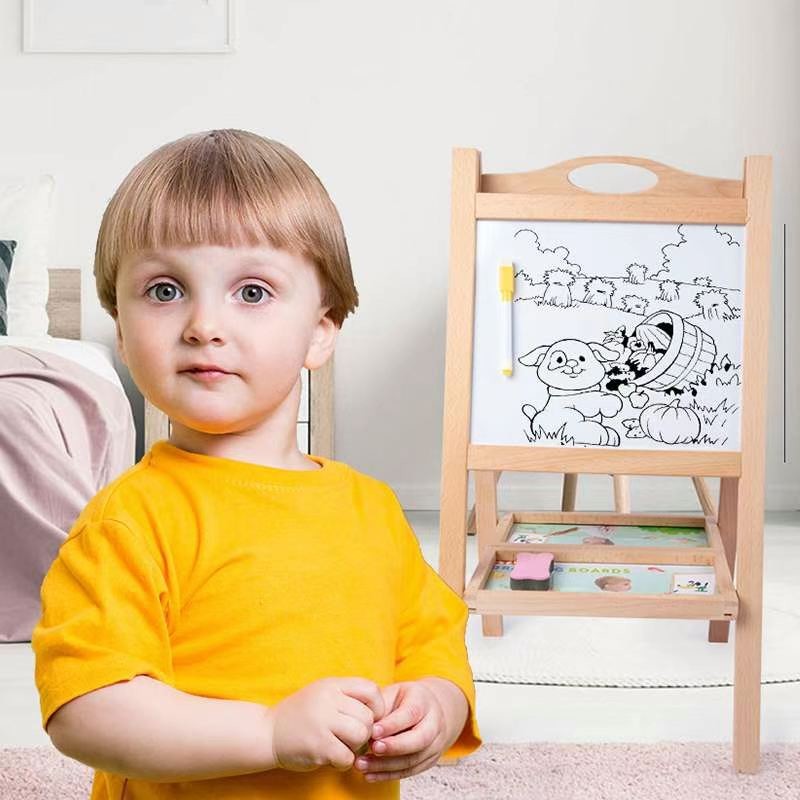The multi-functional 8860 wooden toy drawing board is highly entertaining with rich colors. It helps cultivate logical thinking ability, promotes parent-child games, and exercises hand-eye coordination. It is an early education and enlightenment toy that accompanies you to success detail image 9