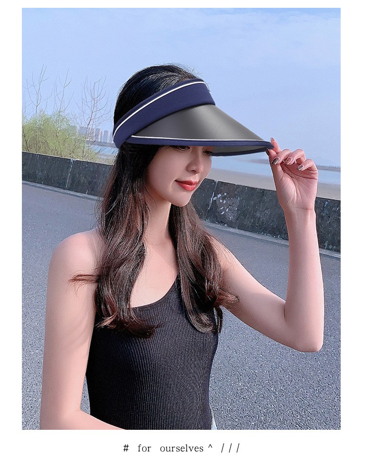 New Summer Women's Uv-Resistant Adjustable Cap Empty Cap Outdoor Sports Breathable Sun Cap Application Scenario