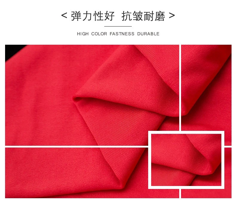 Milk silk single-sided brushed pull frame fabric in stock wholesale, milk silk fleece elastic polyester sweat fabric detail image 5