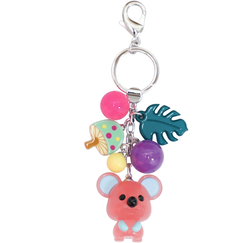 Acrylic keychain three-piece set a series of mixed personalized emoticon 90