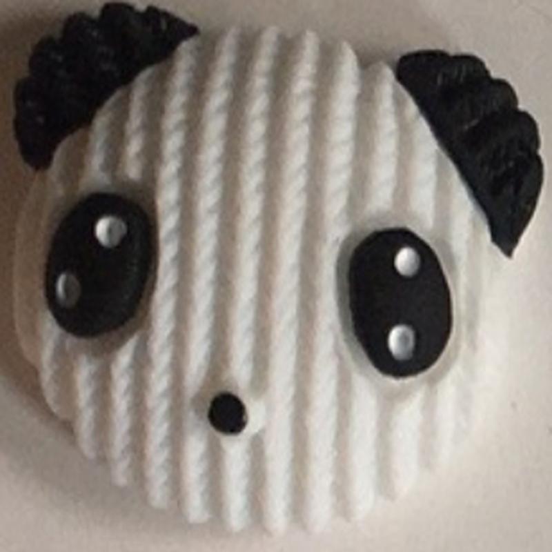批发装饰头绳项链熊猫发饰外贸耳环文具盒材料包创意道具发圈贴片