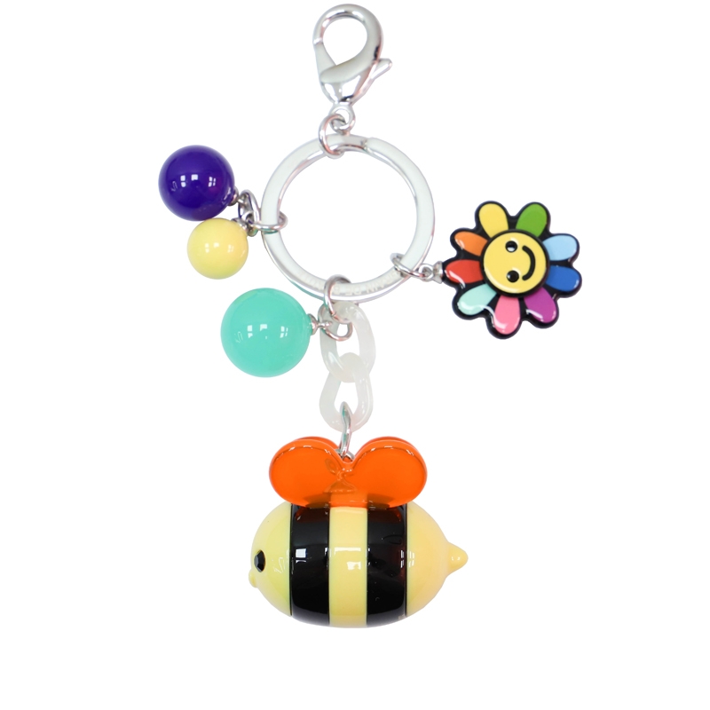 Acrylic keychain three-piece set a series of mixed personalized emoji 100