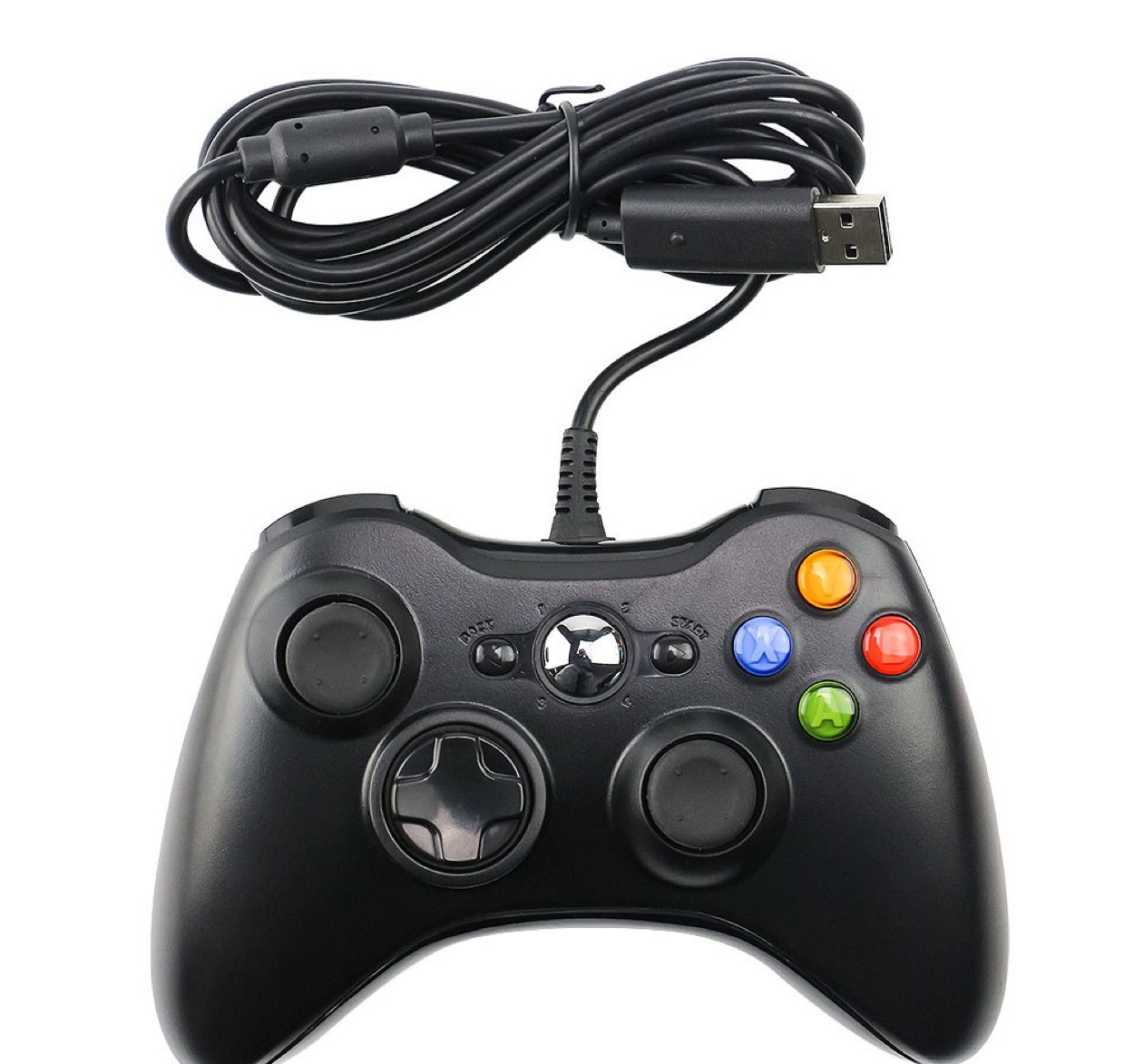 厂家直销 360有线手柄 PC电脑游戏手柄 带震动XBOX360手柄Slim详情1