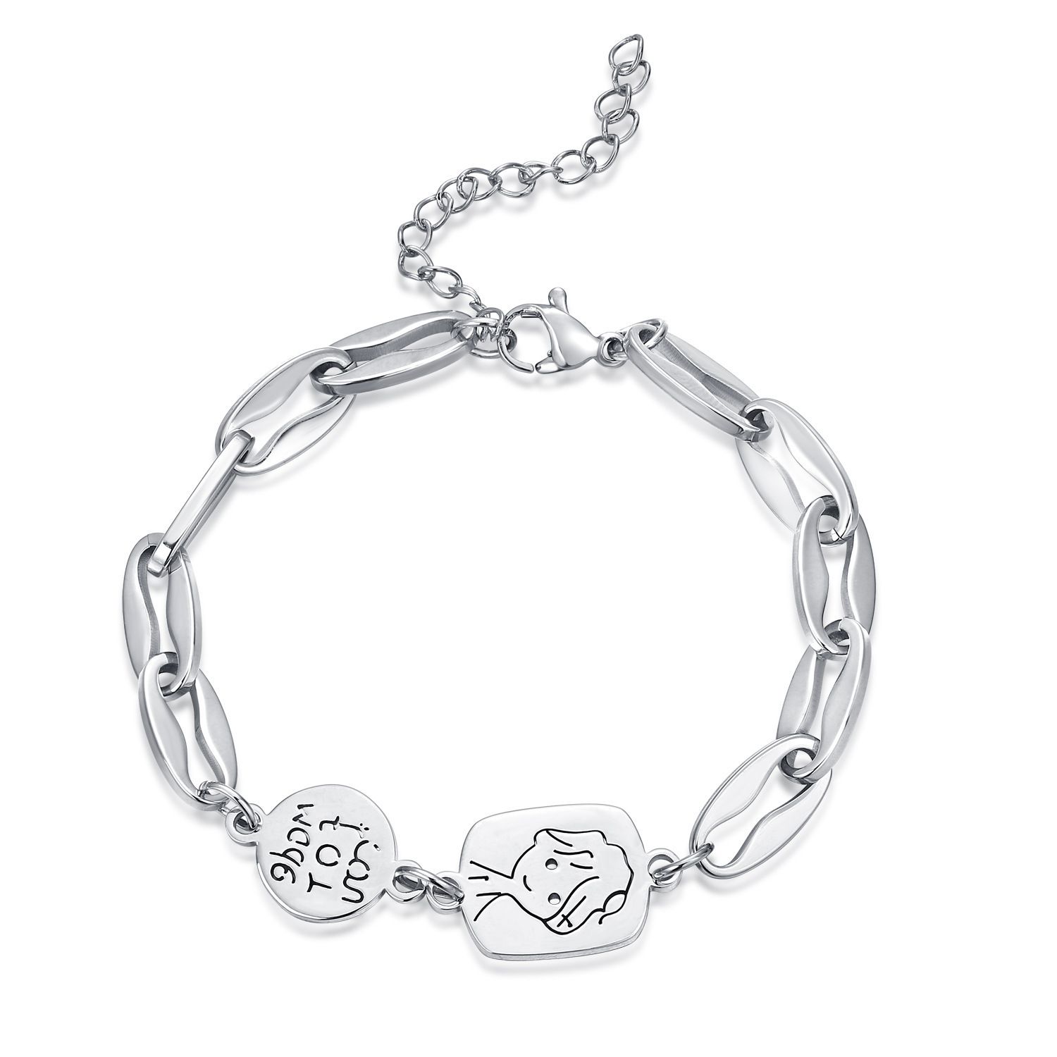 欧美时尚铁链配件双拼简约女士高冷小众项链