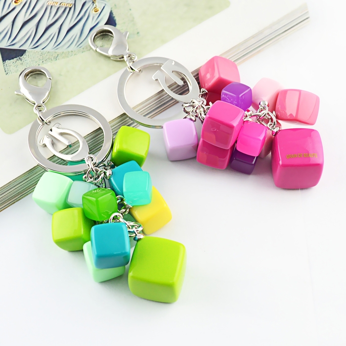 Acrylic keychain three-piece set a series of mixed personalized emoticon 87