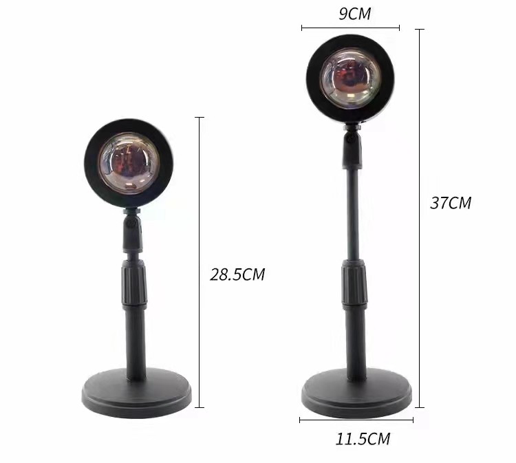 Live streaming light 16-color RGB remote control sunset light, fill light, live streaming photography light pic 3