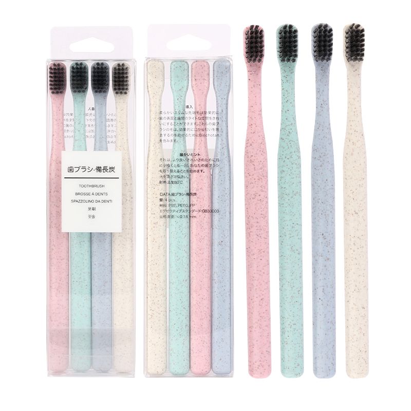 Japanese Adult 4 Toothbrushes Application Scenario