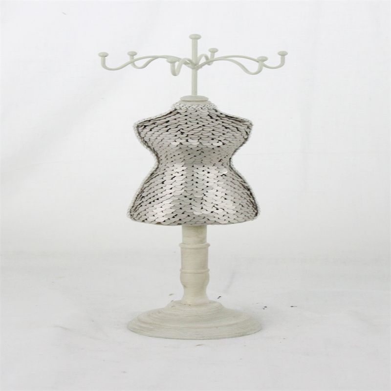 婚纱系列模特首饰架项链耳环饰品架亮片鱼尾公主裙人行模特31CM2872S