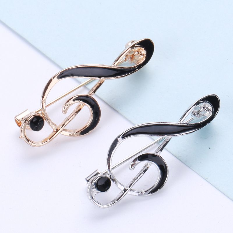 Manufacturers direct foreign trade new musical note brooch fashion temperament accessories