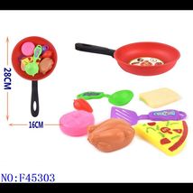 过家家玩具厨具套装 儿童益智厨房玩具男童女孩生日礼物宝宝仿真食物厨具 F45303