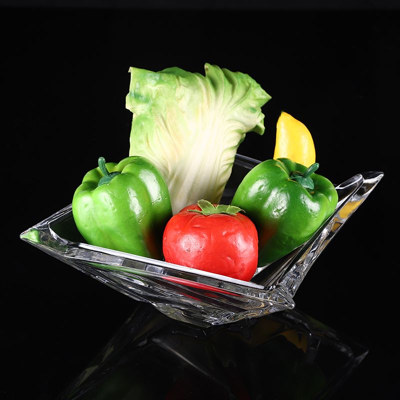 方形水晶家用玻璃果盘BH-02 03产品图