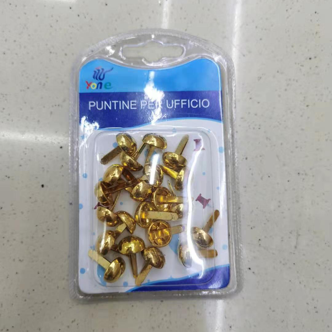 双炮包装盒大头两脚钉DIY手工配件 蘑菇头脚钉  手工包包底部防护脚钉