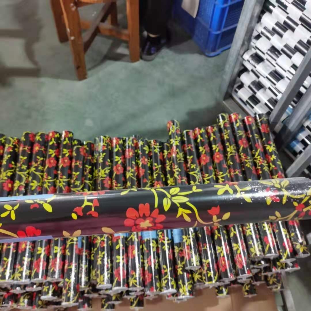 复古彩绘自粘玻璃贴膜 卧室客厅遮光窗花纸装饰卫生间窗贴玻璃纸详情图4