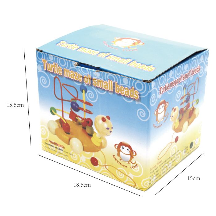 The wooden toy, the educational golden turtle wrapped around a pearl, is highly entertaining and colorful. It helps cultivate logical thinking ability. The parent-child game exercises hand-eye coordination. It is an early education and enlightenment toy that accompanies your growth Item Picture