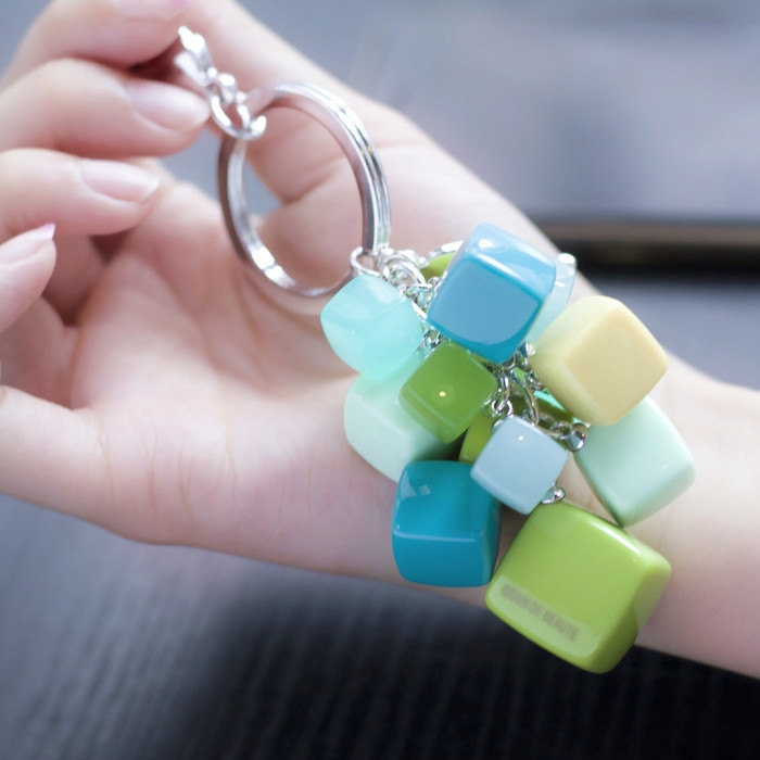 Acrylic keychain three-piece set a series of mixed personalized emoticon 89