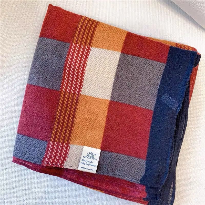 A versatile and casual bestseller for women's autumn and winter coats, a retro and trendy ladylike scarf 2510