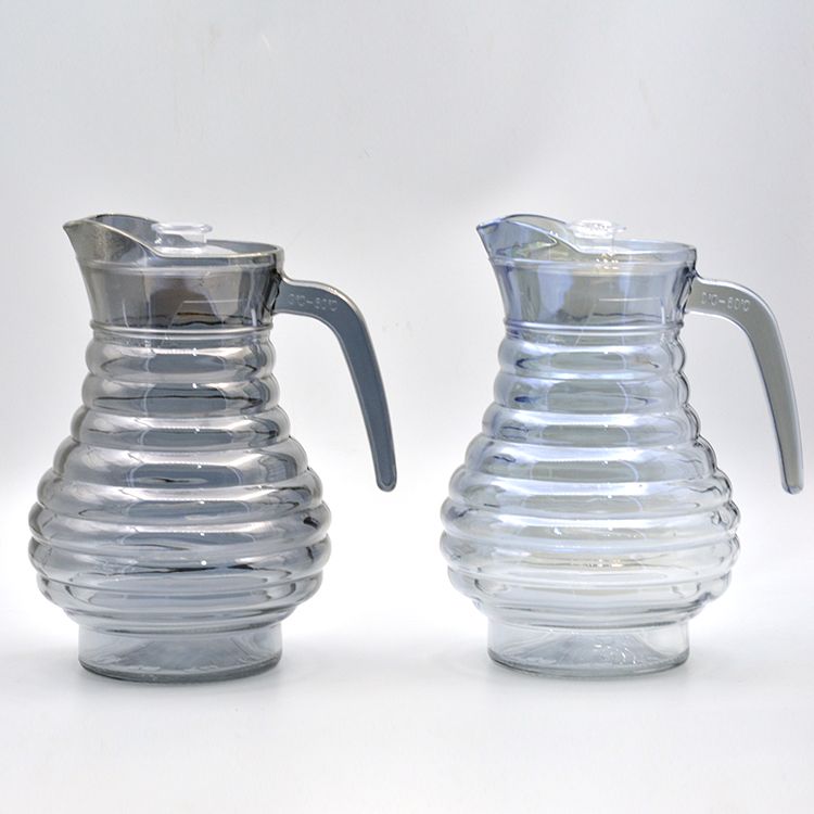 Household 1.8L large-capacity glass cold water kettle, juice kettle, draft beer kettle, BMHLH conch kettle