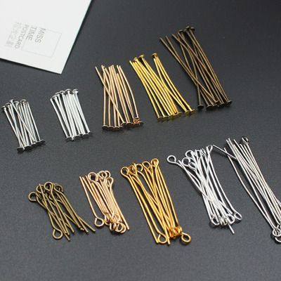 diy手工串珠配件穿珠工具9形针 T形针 耳钉配件 小饰品材料包