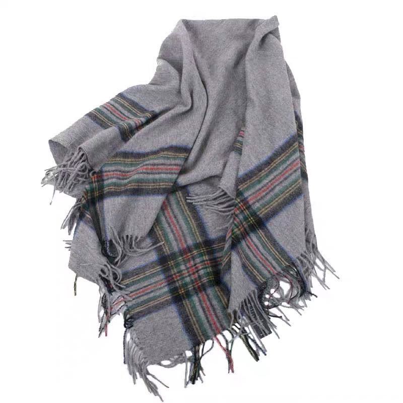 Ladies Autumn And Winter Coat All Casual Korean Version Of Lady Retro Trendy Explosive Silk Scarf 2725546