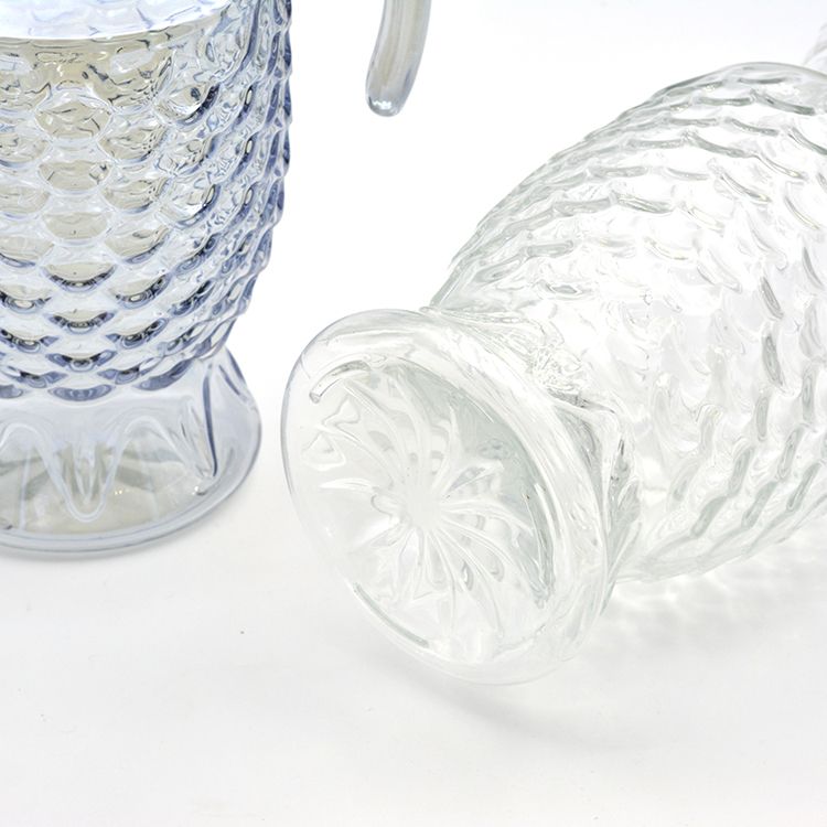 Household mermaid glass cold water bottle, electroplated juice bottle J-125YL Specification image