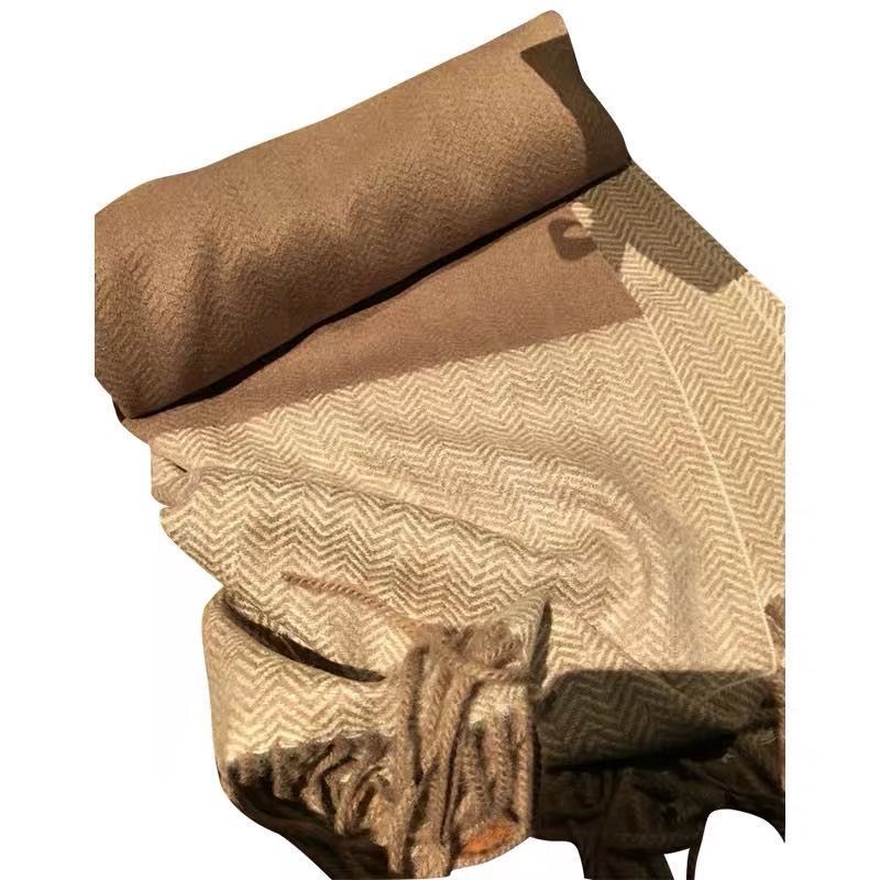 Ladies Autumn-Winter Coat Lady Lady Retro Trendy Casual Explosive Scarf 31