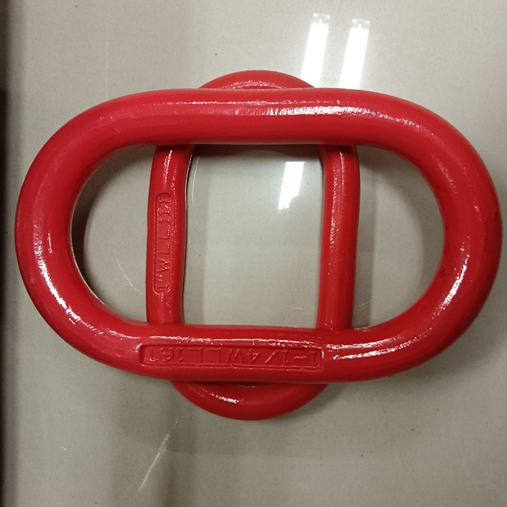 G100 flattened strong ring, 40-ton die-forged strong ring, seamless forging, die-forged long lifting ring, strong ring details Picture