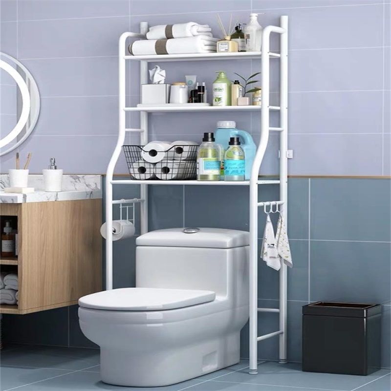 Standard toilet rack in white or black