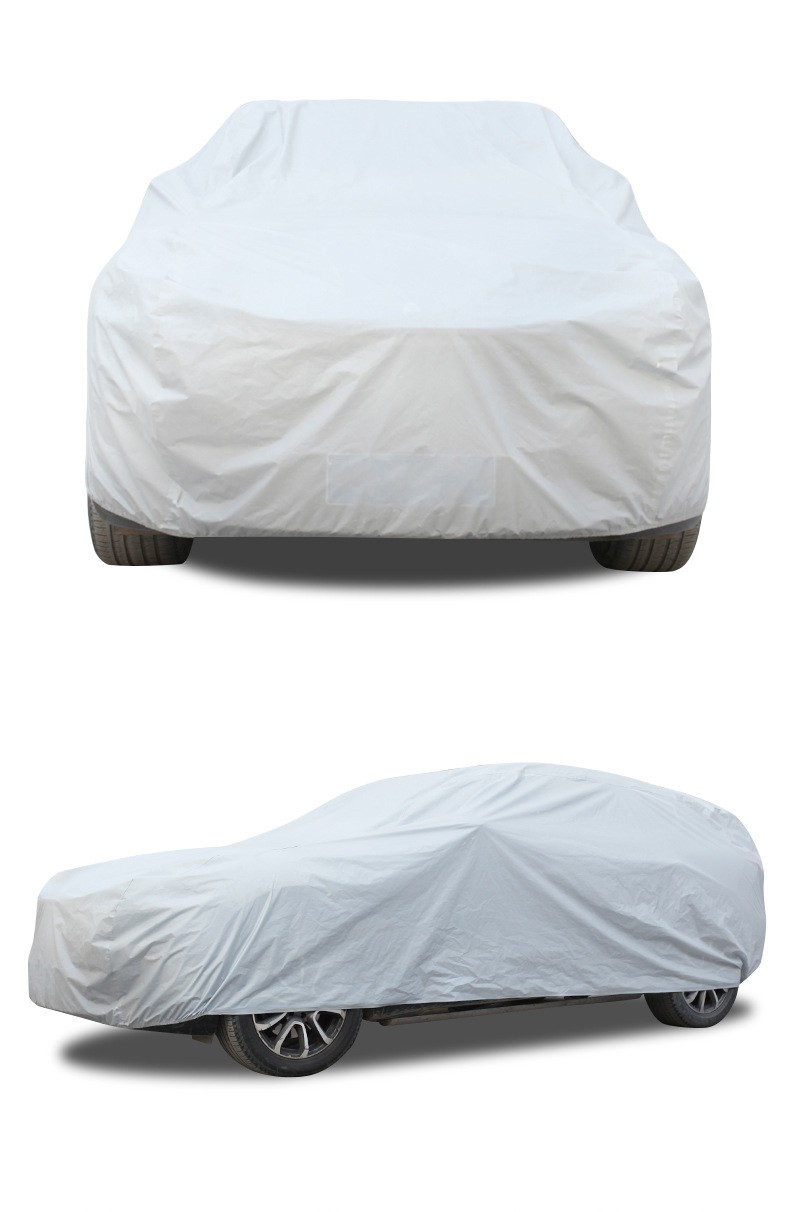 XL号车衣——汽车通用车衣PEVA单层车罩车用遮阳罩防雨防晒可OEM定制 汽车车衣详情图9