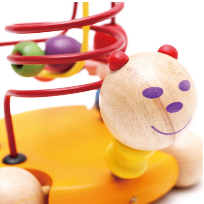 The wooden toy, the educational golden turtle wrapped around a pearl, is highly entertaining and colorful. It helps cultivate logical thinking ability. The parent-child game exercises hand-eye coordination. It is an early education and enlightenment toy that accompanies your growth details Picture