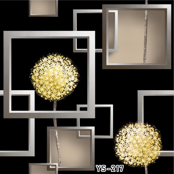 Wall paper: Simple and modern living room 3D stereoscopic PVC bedroom wallpaper detail image 8