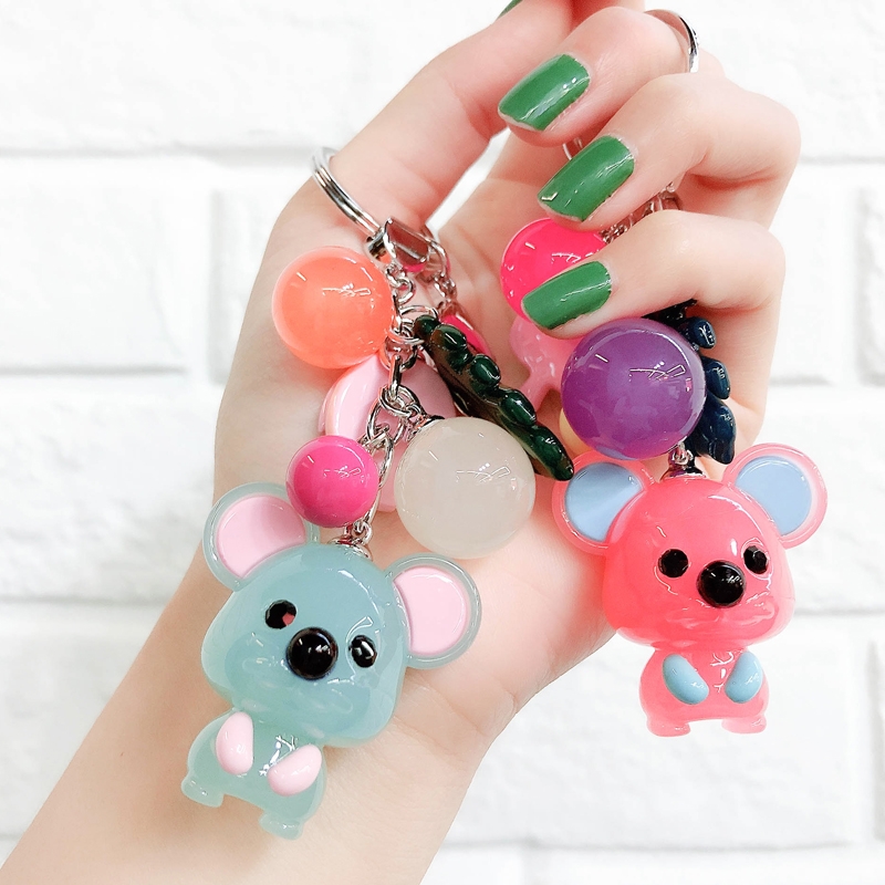 Acrylic keychain three-piece set a series of mixed personalized emoticon 96