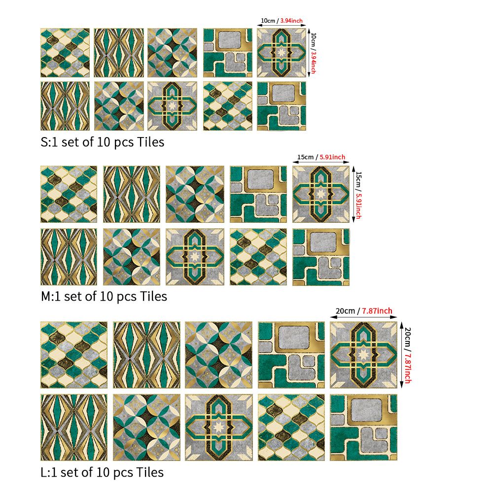 Mengruiya non-stick stickers for rental house renovation cabinets, glue-free wall paper, Pop Art Gold HT44