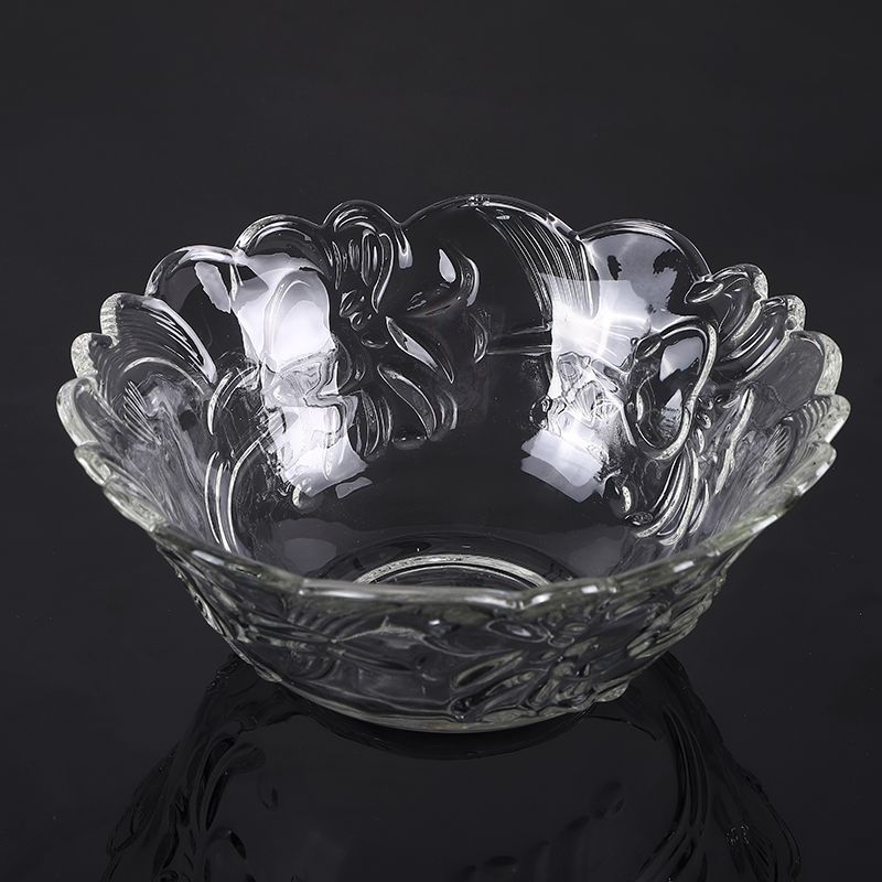 家用玻璃碗七件套刻花玻璃果碗7032产品图