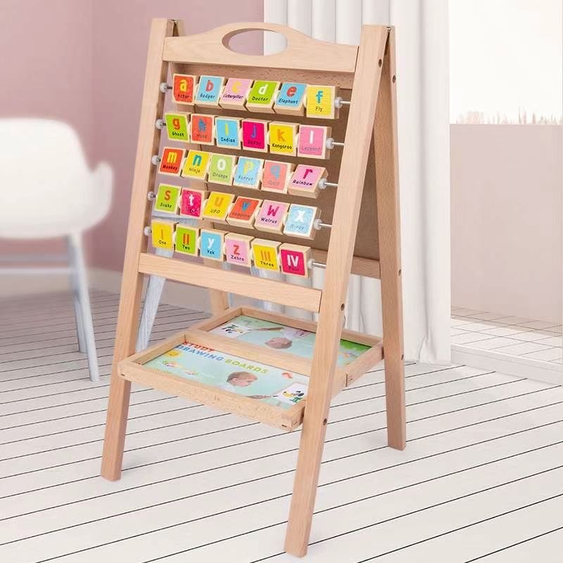 The multi-functional 8860 wooden toy drawing board is highly entertaining with rich colors. It helps cultivate logical thinking ability, promotes parent-child games, and exercises hand-eye coordination. It is an early education and enlightenment toy that accompanies you to success detail image 10