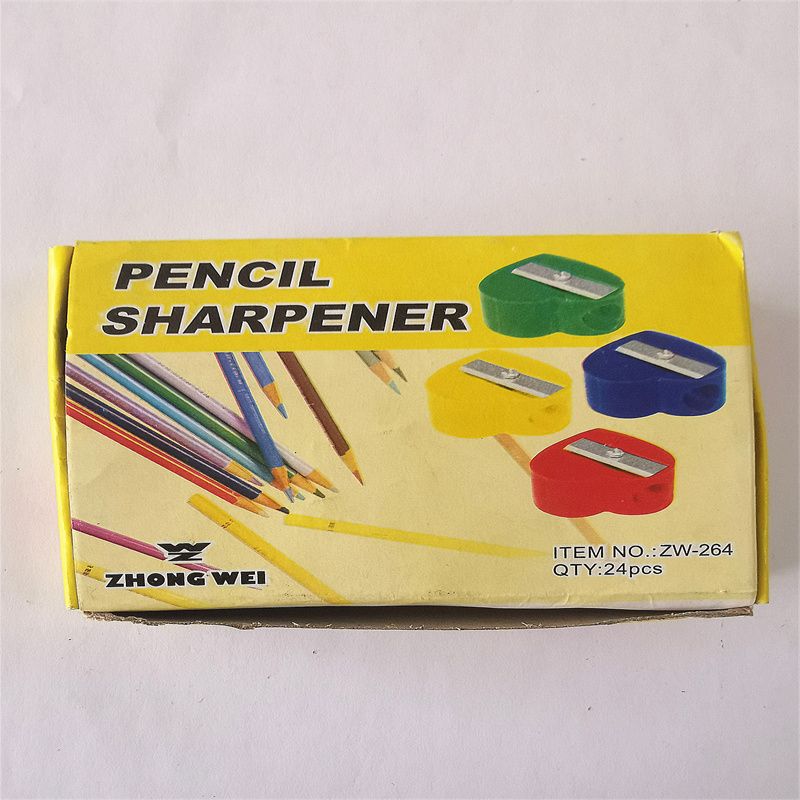 ZW243卷笔刀爱心型简易卷笔刀削笔器学生用品批发详情图3