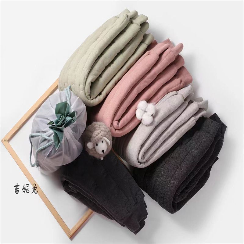 吉妮兔儿童绒毛舒适不起球耐穿保暖打底裤A11