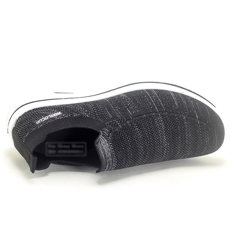 2021新款聚氨酯休闲鞋户外男士健步鞋透气运动鞋时尚一脚蹬单鞋厂家批发详情图11