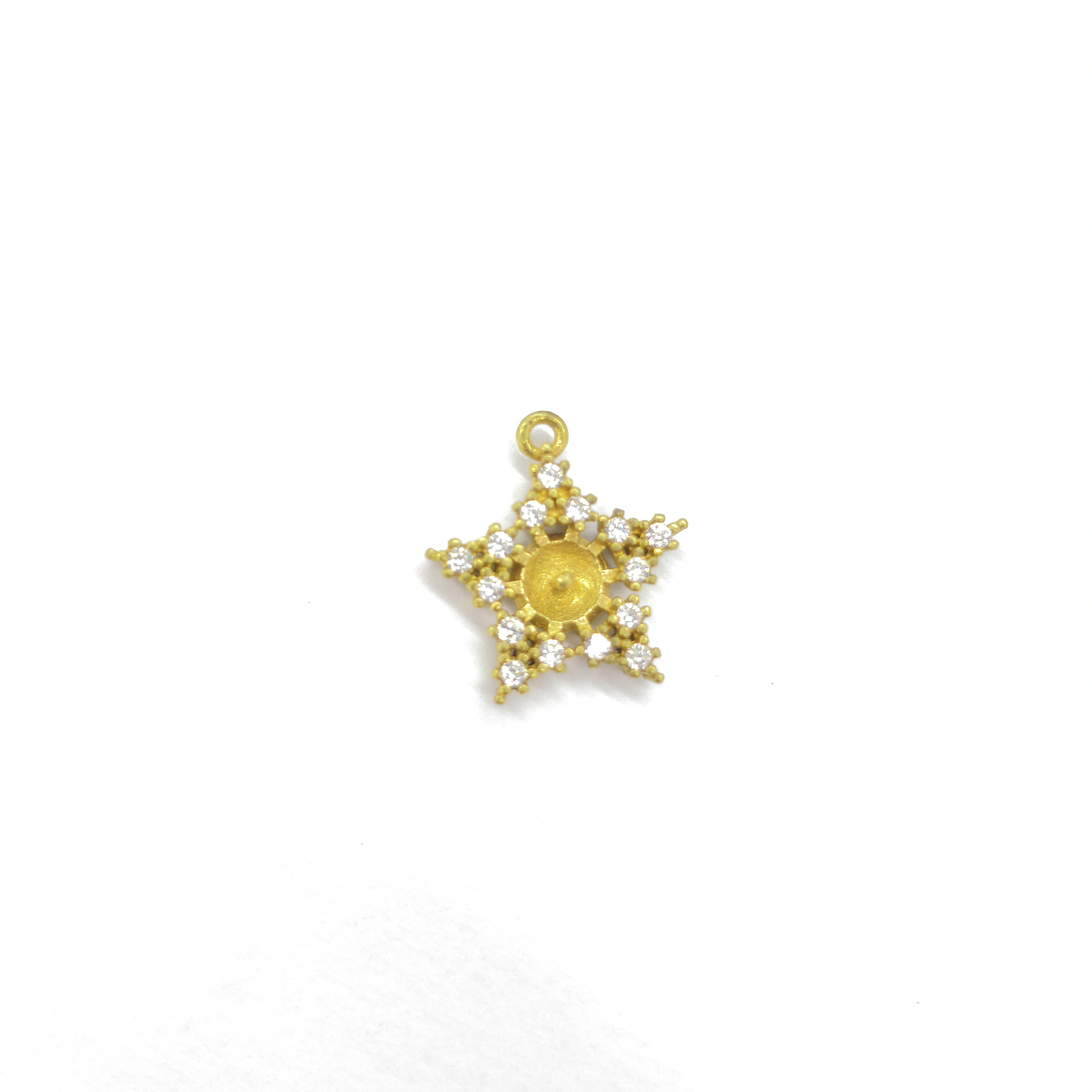 Cast copper snowflake