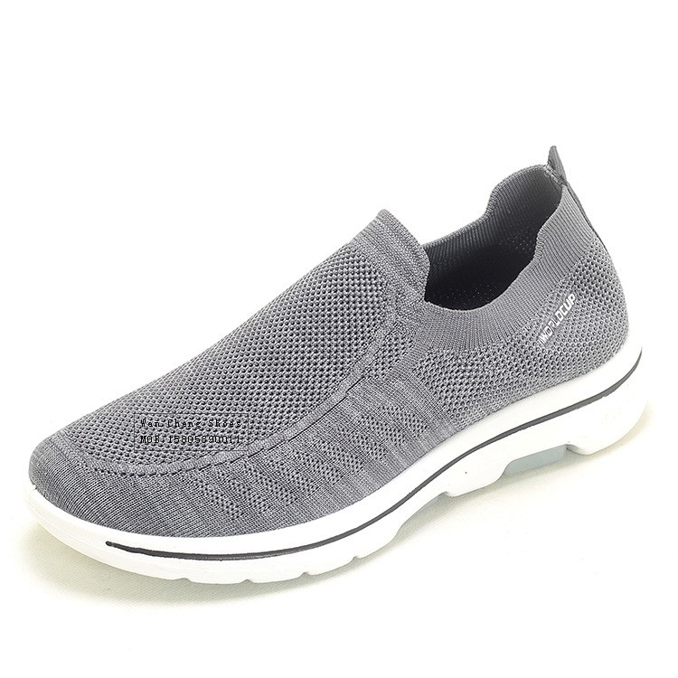 2021新款聚氨酯休闲鞋户外男士健步鞋透气运动鞋时尚一脚蹬单鞋厂家批发详情图14