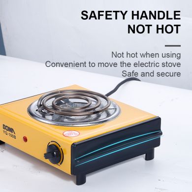 Boma marca de cocina eléctrica estufa eléctrica de temperatura ajustable para el hogar 1000w cocina eléctrica wok bang modelo áfrica Item Picture