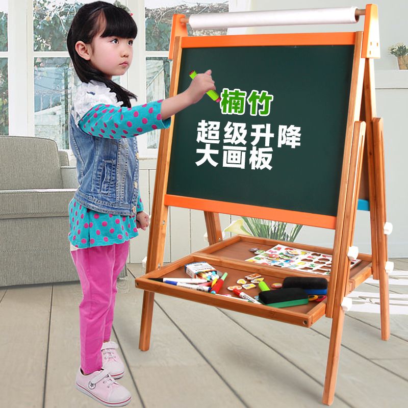 The wooden toy bamboo lifting paper roll drawing board is highly entertaining with rich colors. It can cultivate logical thinking ability, and the parent-child interactive game can exercise hand-eye coordination. Early education and enlightenment toys will accompany you to success Item Picture