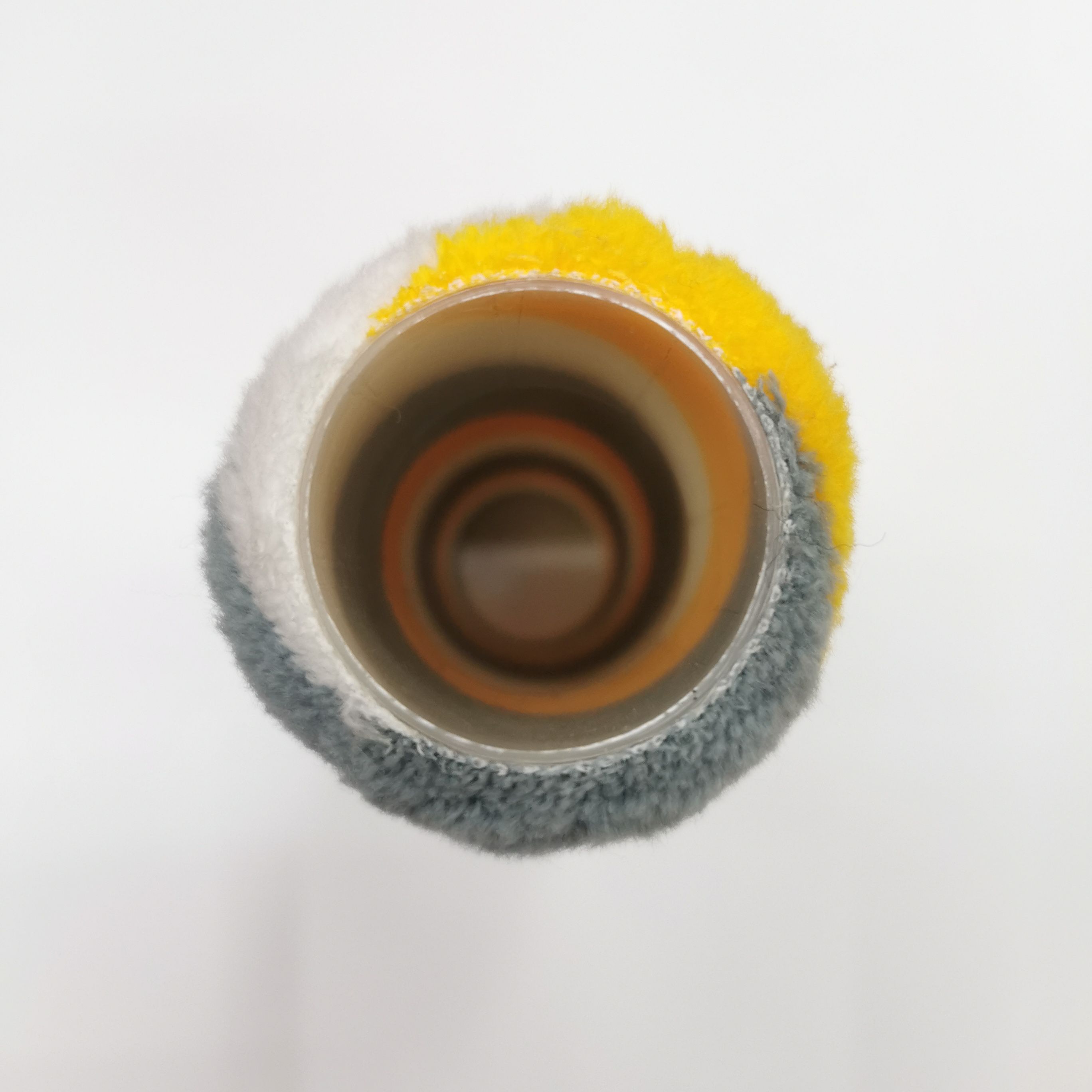 滚筒刷涂刷内墙外墙都适用款混纺化纤都可以做的9寸宽黄灰直径38 mm详情图2