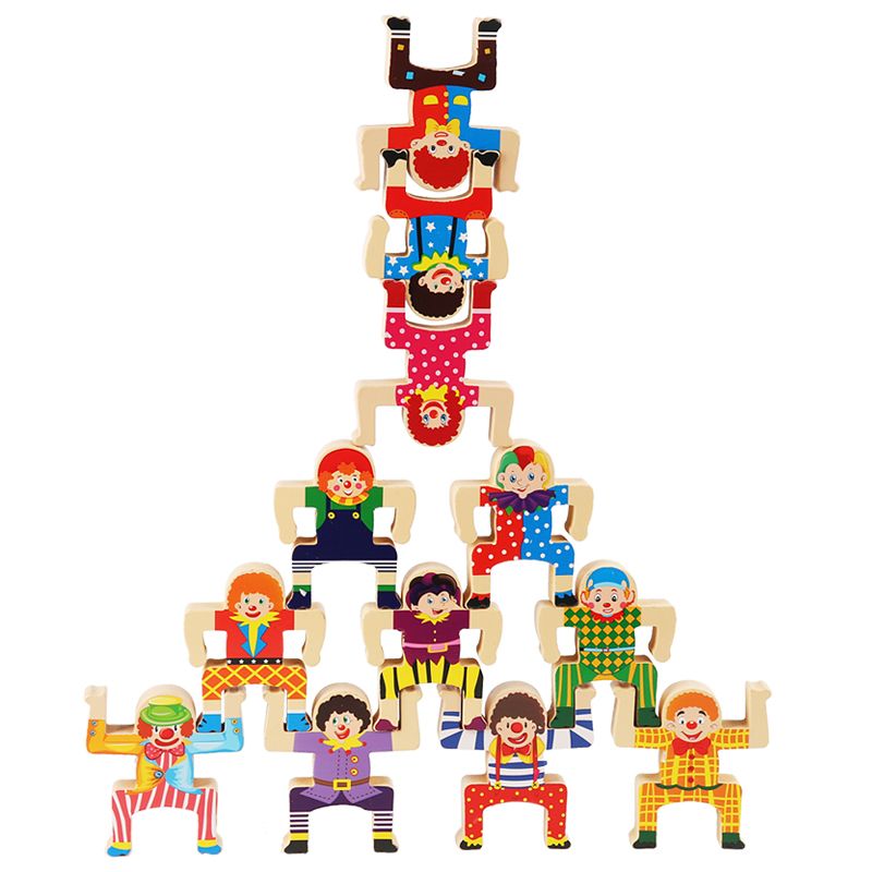 The educational balance game, the fun strongman stacking game, is highly entertaining and colorful. It helps cultivate logical thinking ability. The parent-child interactive game exercises hand-eye coordination. Early education enlightenment toys accompany you to success details Picture