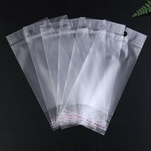 OPP挂孔自粘袋 饰品包装袋 耳环耳钉卡袋子透明塑料袋100个20x30