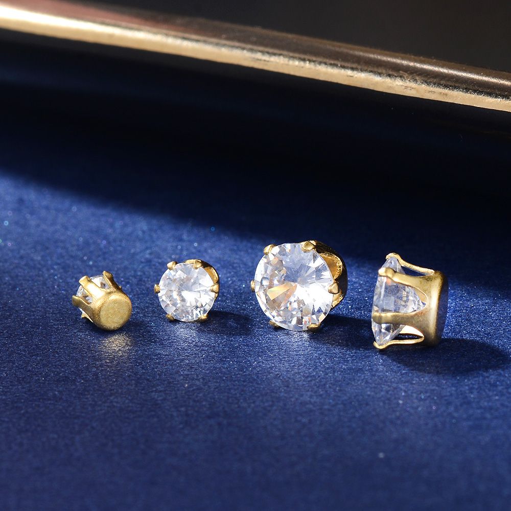 4mm round crystal zircon
