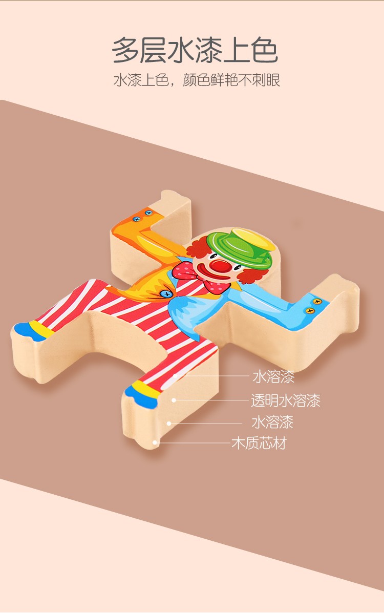 The educational balance game, the fun strongman stacking game, is highly entertaining and colorful. It helps cultivate logical thinking ability. The parent-child interactive game exercises hand-eye coordination. Early education enlightenment toys accompany you to success detail image 9